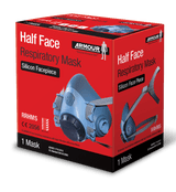 Armour Silicone Half Face Respirator Small