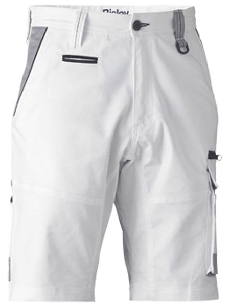 Bisley, Painters Cargo Short, BSHC1422 - White (Size: 127)