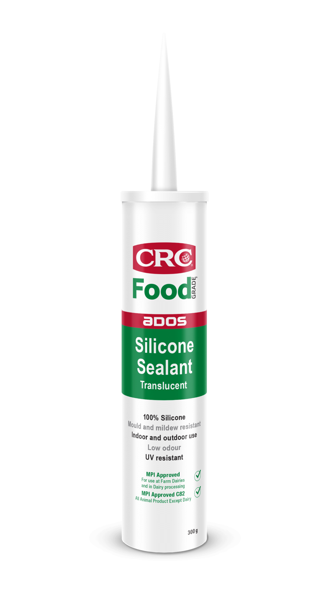 ADOS 3312 Food Grade Silicone Sealant Trans 300g