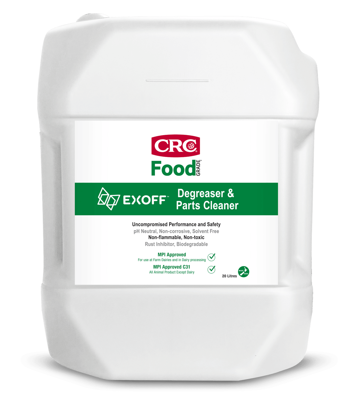 CRC 3423 EXOFF Food Grade Degreaser 20L
