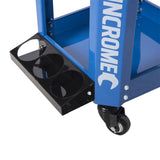 Workshop Creeper Seat 2-Drawer Electric Blue