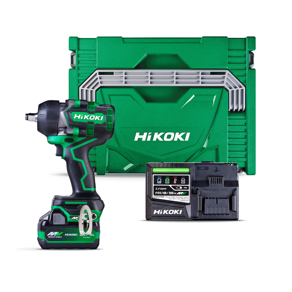HiKOKI 36V 770nm 1/2inch Impact Wrench Kit