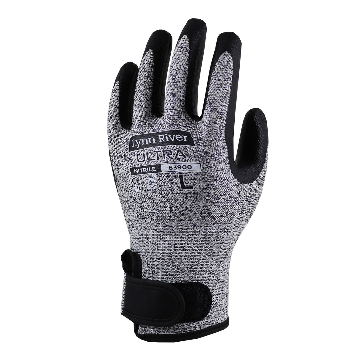Lynn River UltraCut Defender X Cut Resistant Glove (Pair) - Grey/Black - XL