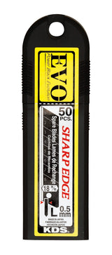 KDS Evo Black Blades for Auto Lock Knife 18mm 50 (Pack)