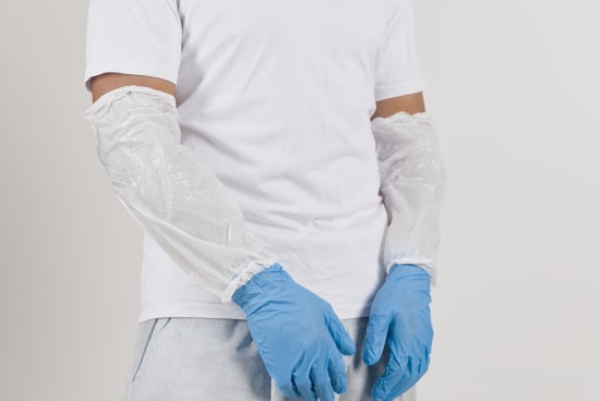 LDPE Sleeve Protectors White 40cm / 16" (Carton of 1000)