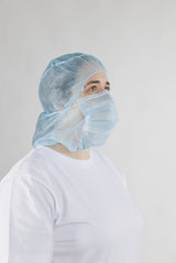 Non-Woven Hood with Face Mask (Carton of 500)
