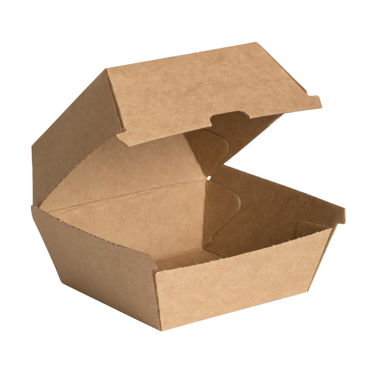 Ecoware Kraft Paperboard Burger Box 10.5 x 10 x 8.1cm 50 (Pack)