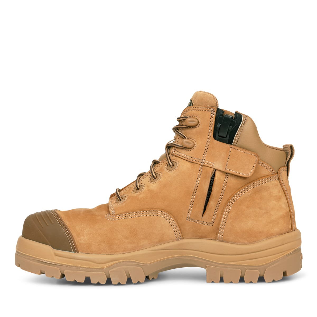 Oliver 45-650Z Zip Sided Safety Boots - Stone (Size: 09)