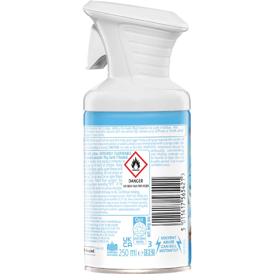 Air Wick Pure Aerosol Soft Cotton 159g