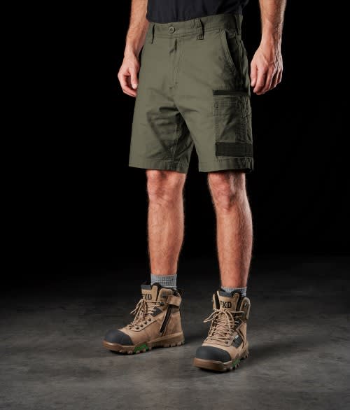 FXD, Cotton Stretch Work Short, WS-3 - Green (Size: 34)