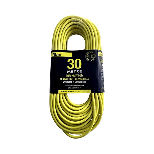 ALTONA Extra Heavy Duty Extension Lead Yellow 30m