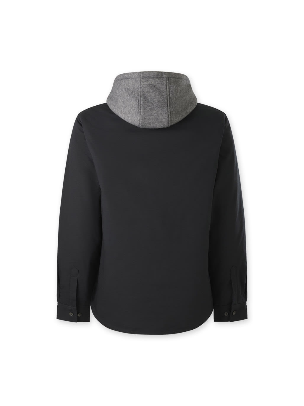 Hard Yakka, Quilted Solid Shacket, Y06691 - Black (Size: L)