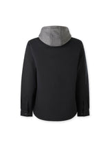 Hard Yakka, Quilted Solid Shacket, Y06691 - Black (Size: L)