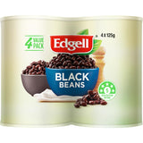 Edgell Black Beans  4 pack 500g