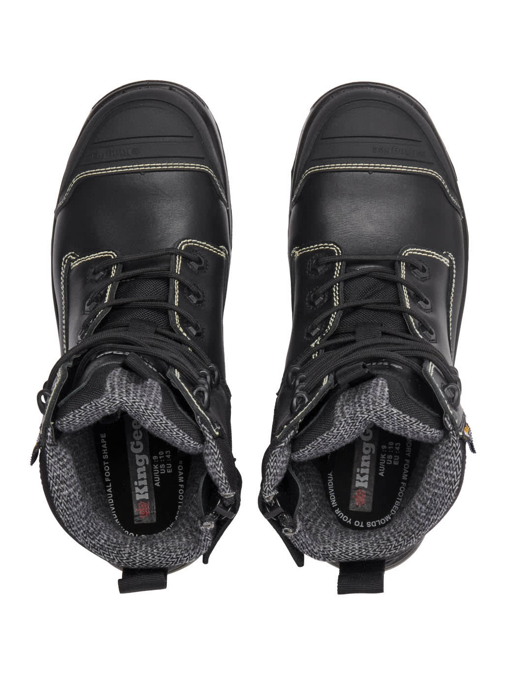 KingGee Xtremeguard ONYX 6Z Work Boot - Black - Black - 11