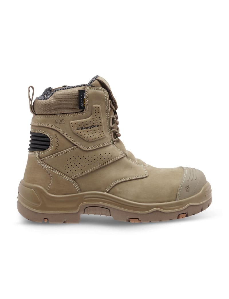 KingGee XTREMEGUARD BENNU PRO 6 Work Boot - Stone - Stone (Size: 07)