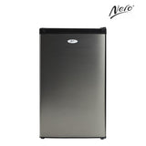 Nero Bar Fridge and Freezer - Stainless Steel 125L