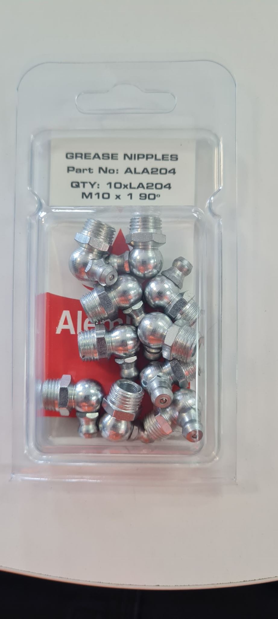Grease Nipple M10 x 1 90 DEG 10PK