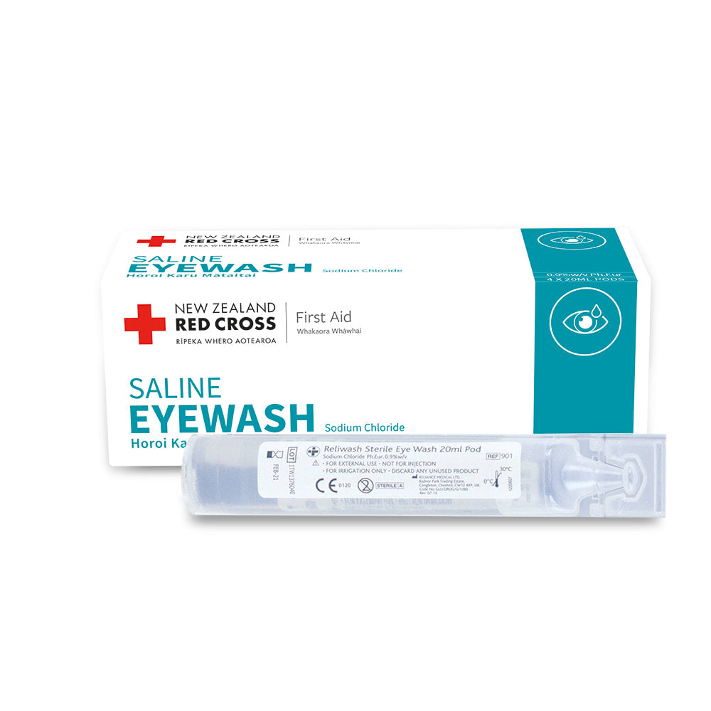 Red Cross Saline Eye Wash Pods 4 X 20ml