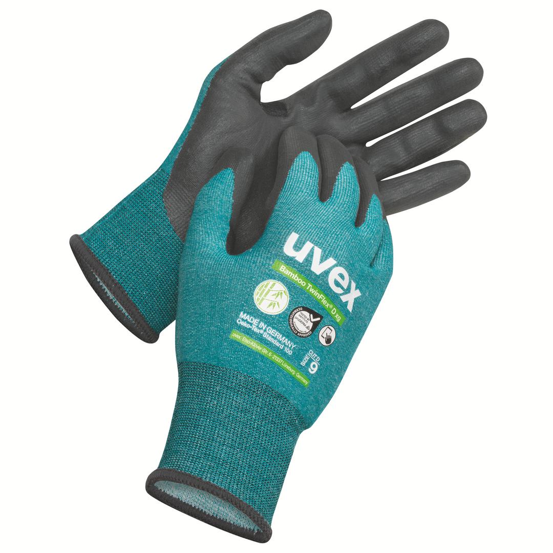 Uvex Bamboo TwinFlex D xg Cut Protection Glove (Pack of 10) - Standard (Size: 10