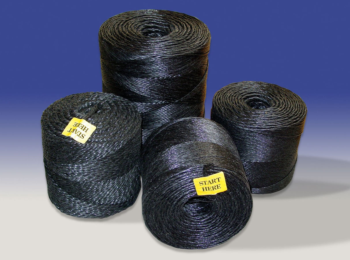 BlackPak 3Ply Lashing Twine - Black 500m (Roll)