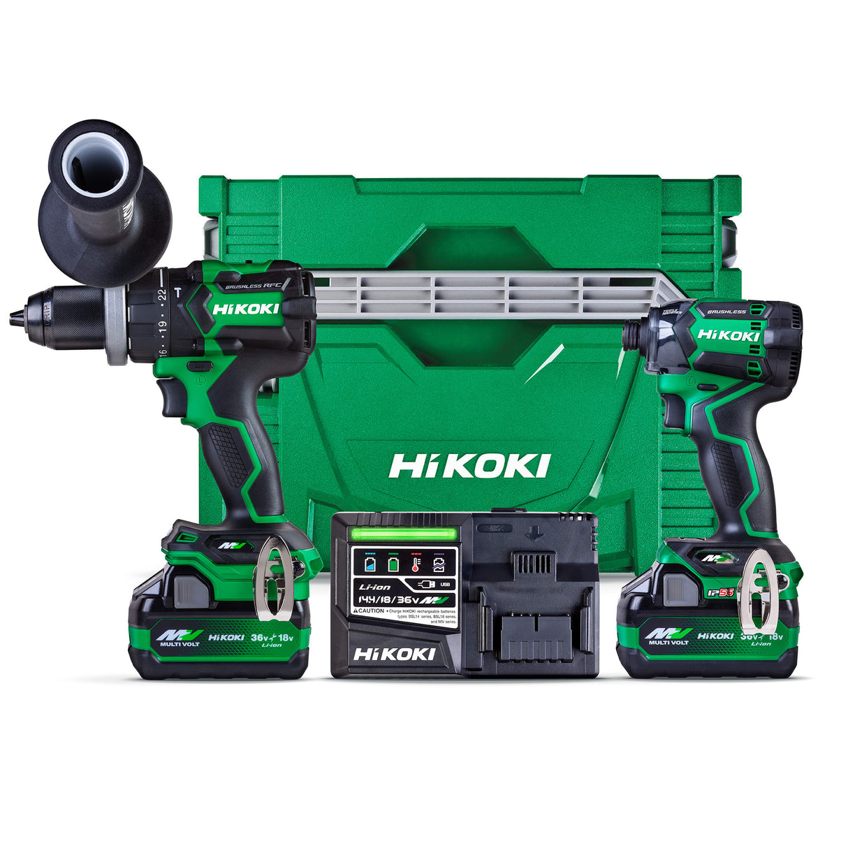 HiKOKI 36V Brushless Cordless Impact Drill/Driver 1/4" Hex (Kit)