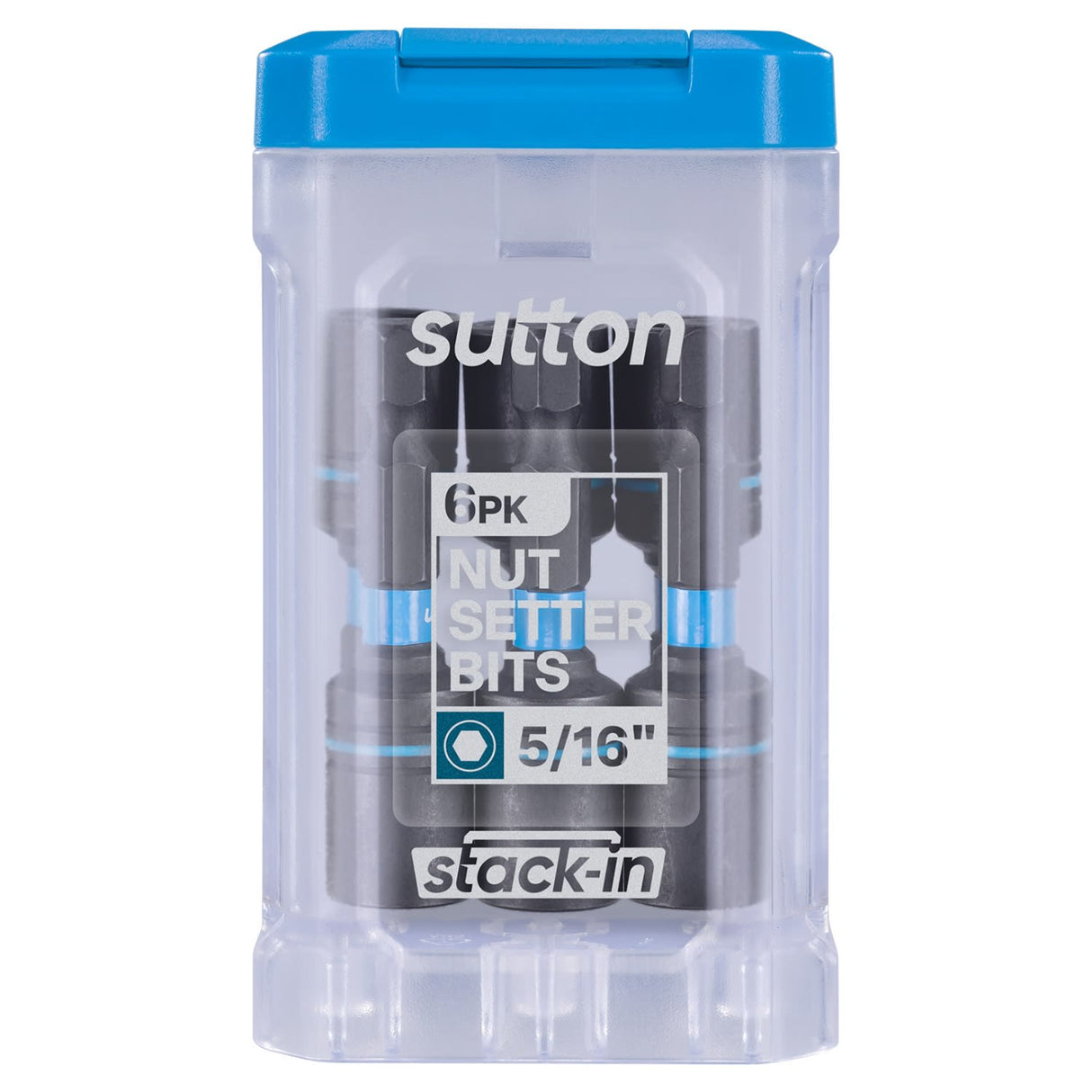 Sutton Stack-In Nutsetter Bit 5/16IN 50MM 6 Pack