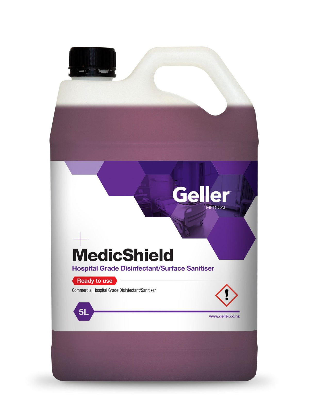 Geller MedicShield RTU Hospital Grade Disinfectant 5L