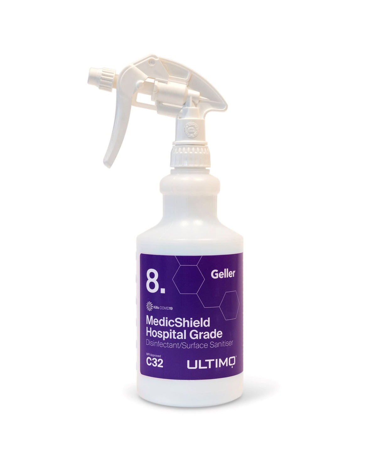 Geller Spray Bottle #8 for MedicShield 750ml