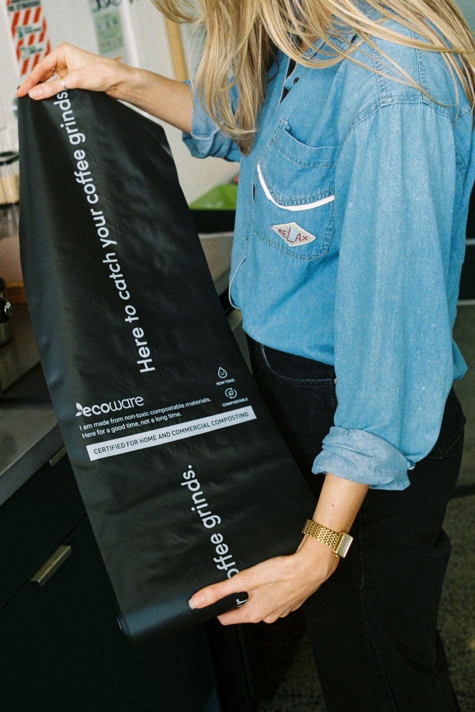 Coffee Dump Bag 255x1055mm 20 (Roll)