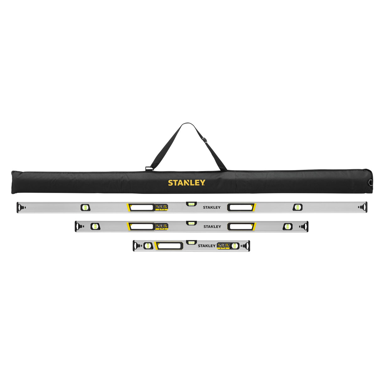 Stanley FatMax Box Beam Level Triple Pack 60cm, 120cm, 180cm