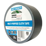 Multi Purpose Cloth Tape 0118 Black 48mm x 25m 1 (Roll)