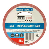 Premium Cloth Tape Red 48mmx25mtr 0.31mm 48mm x 25m 1 (Roll)