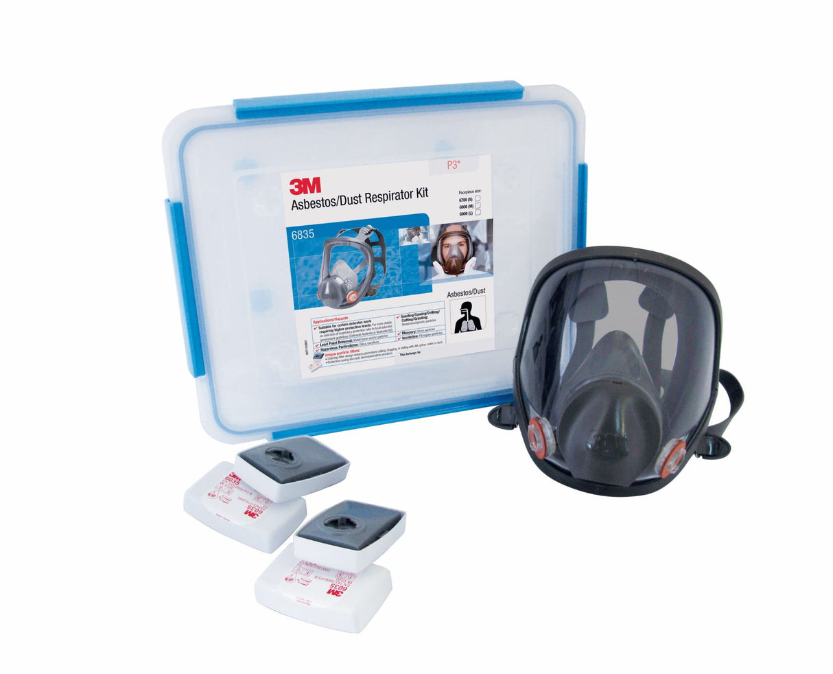 3M Asbestos/Dust Respirator Kit 6835, P3 Medium