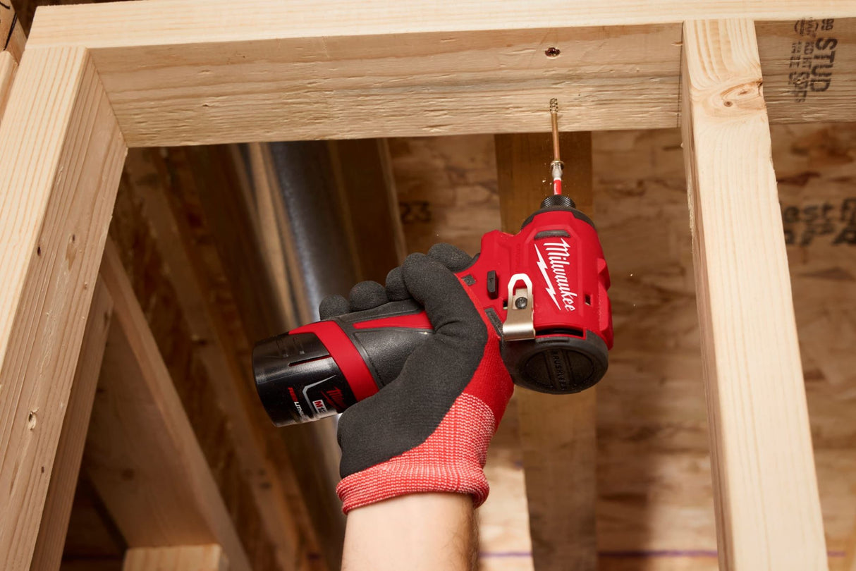 Milwaukee M12 Compact Brushless HEX Impact Driver 1/4 Inch (Skin Only)