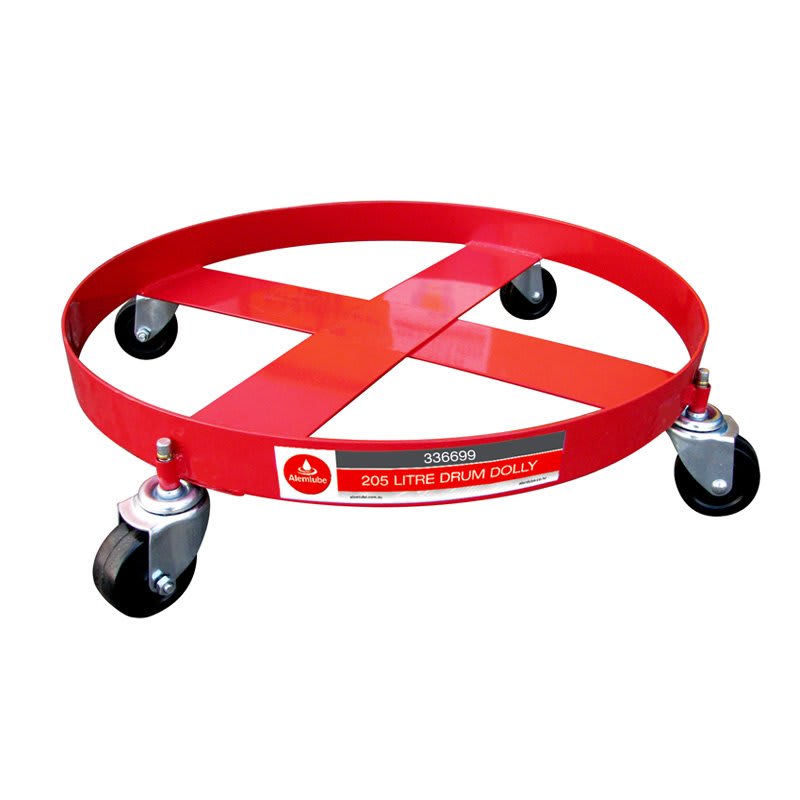 Alemlube Dolly Drum 4 Wheel 205L
