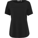 NNT Matt Jersey Boat Neck Top CATUHN - Black - L