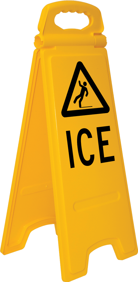 Floor Stand Sign, Prem | Ice H670mm