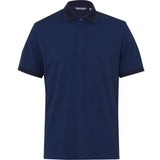NNT Textured Cotton Poly Short Sleeve Polo CATJA4 - Charcoal/Blk (Size: 5XL)