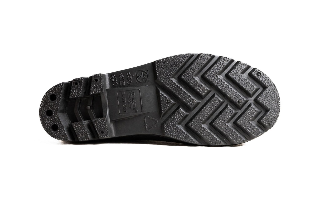 Tredlite Waitoa Safety Gumboot TR007- Black - Black (Size: 06)