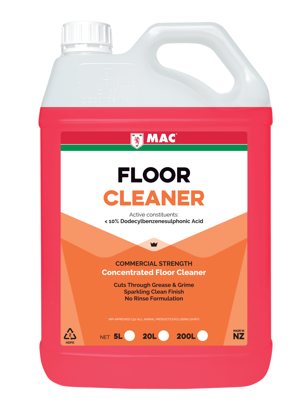 MAC Floor Cleaner 5L (Each)
