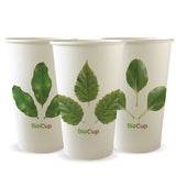BioPak 90mm Leaf Single Wall Hot BioCup 16oz/510ml 50 (Pack)
