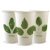 BioPak 90mm Leaf Single Wall Hot BioCup 16oz/510ml 50 (Pack)