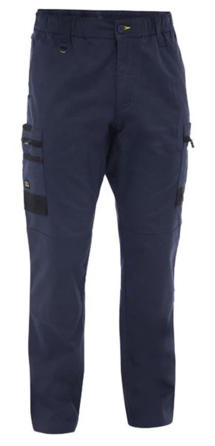 Bisley, FLX & Move Elastic Waist Cargo Stout - Navy (Size: 97)