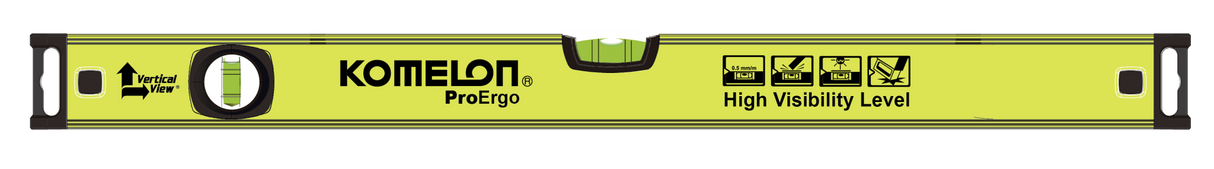Komelon hi-viz proergo 2 vial level 600mm (Each)