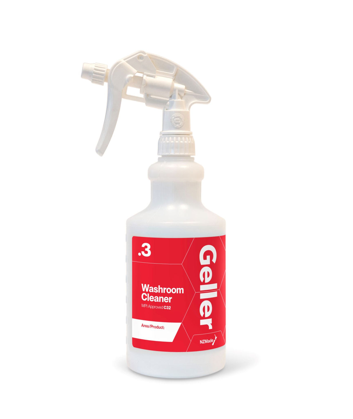 Geller Spray Bottle #3 for Washroom Cleaner 750ml