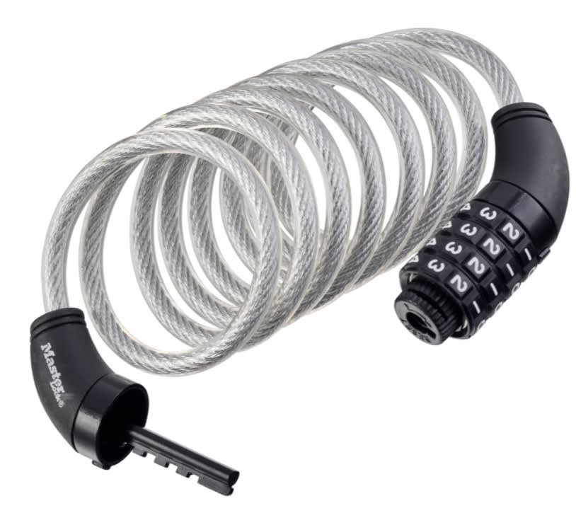 Master Lock Bike Lock Cable Combo - Assorted
