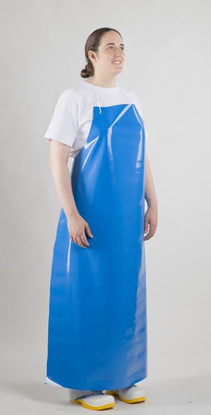 TPU Heavy Duty Apron without Hooks and Ties 900x1350mm 5pk - Blue