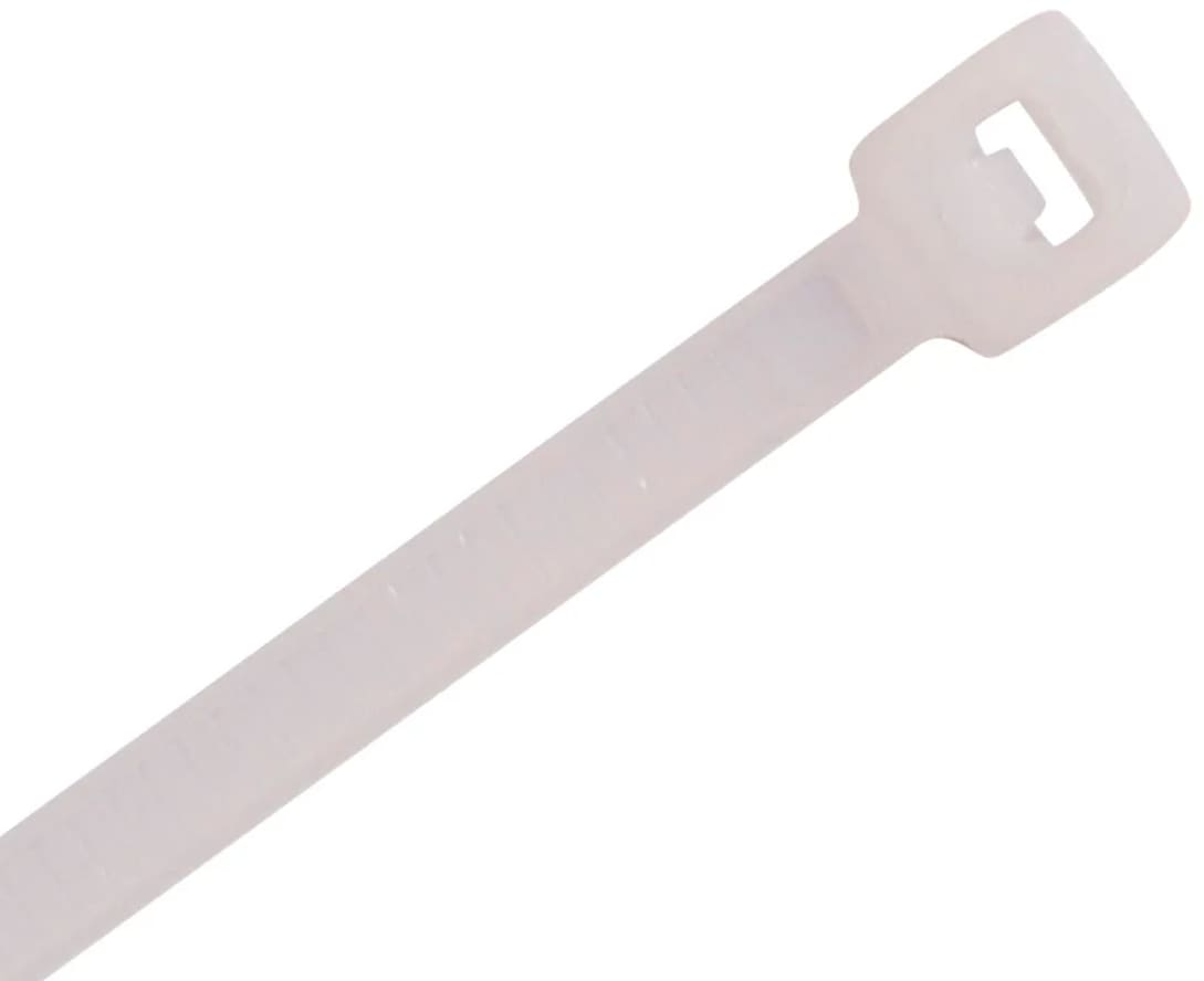 Cabac Light Duty Cable Tie Natural 200 x 2.5mm 100 (Pack)