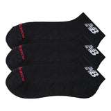 New Balance Low Cut Socks 3pk - Black - M